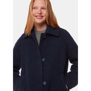 Whistles Navy Romy Boucle Coat